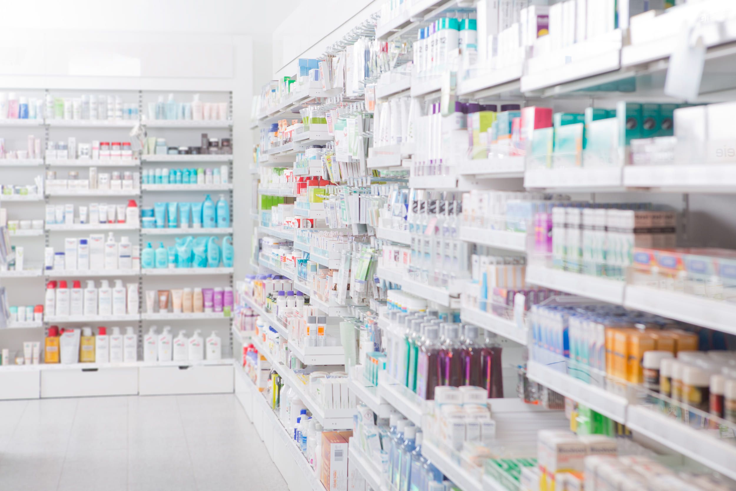Innenansicht einer Apotheke